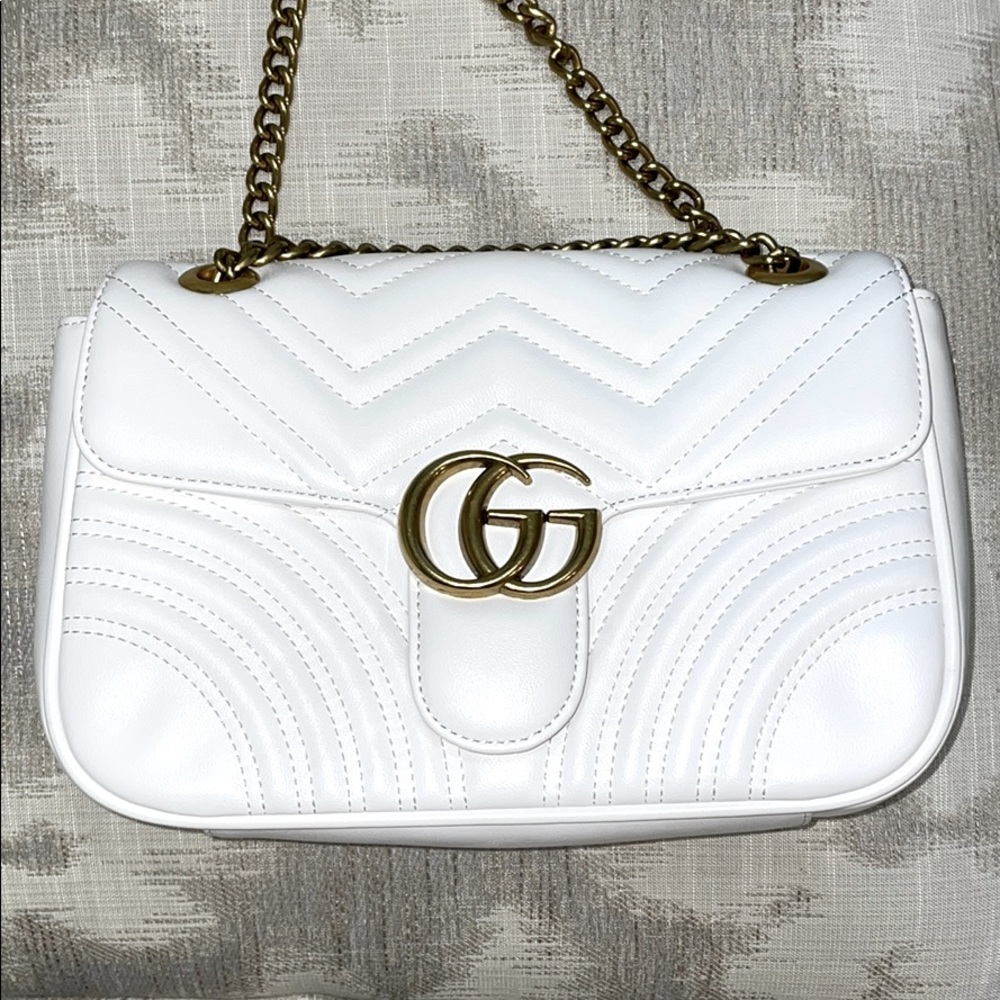 Faux luxury shoulder bag